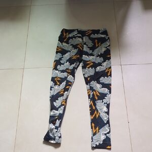Lightning Print Leggings